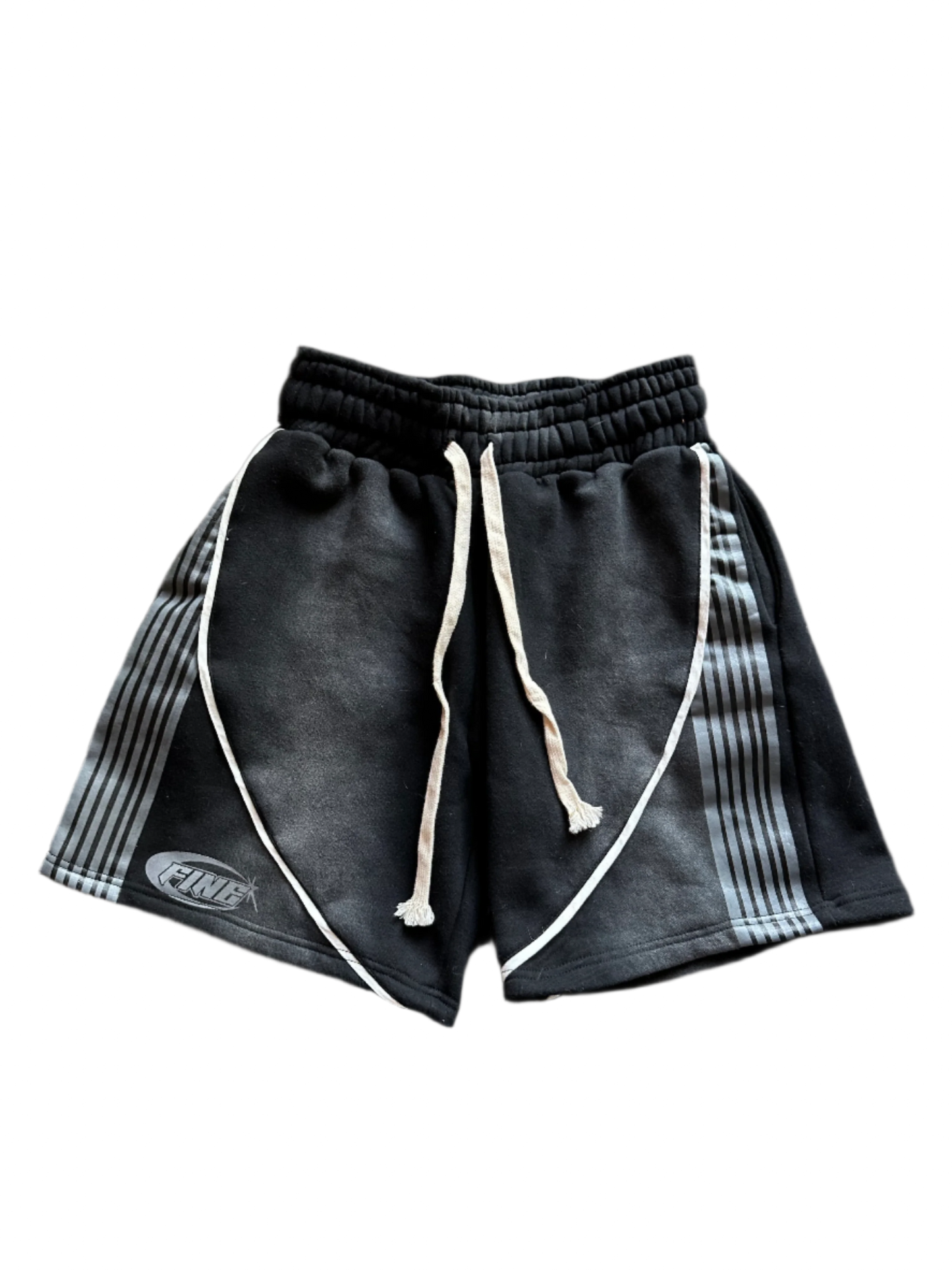 "Black Licorice" Racer Shorts