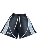 "Black Licorice" Fine Racer Sweatshorts