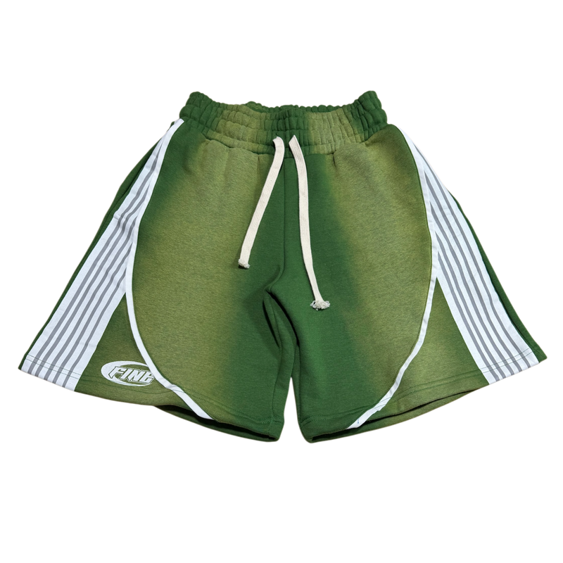 "Olive" Fine Racer Sweatshorts