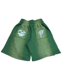 "Olive" Fine Racer Sweatshorts