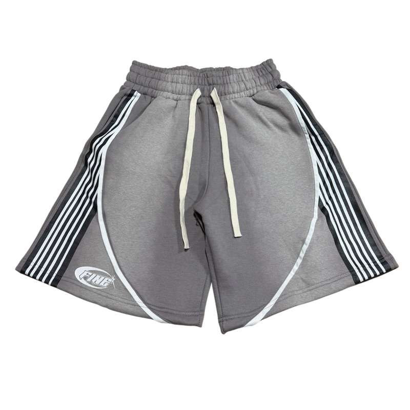 SMOKE GREY RACER SHORTS