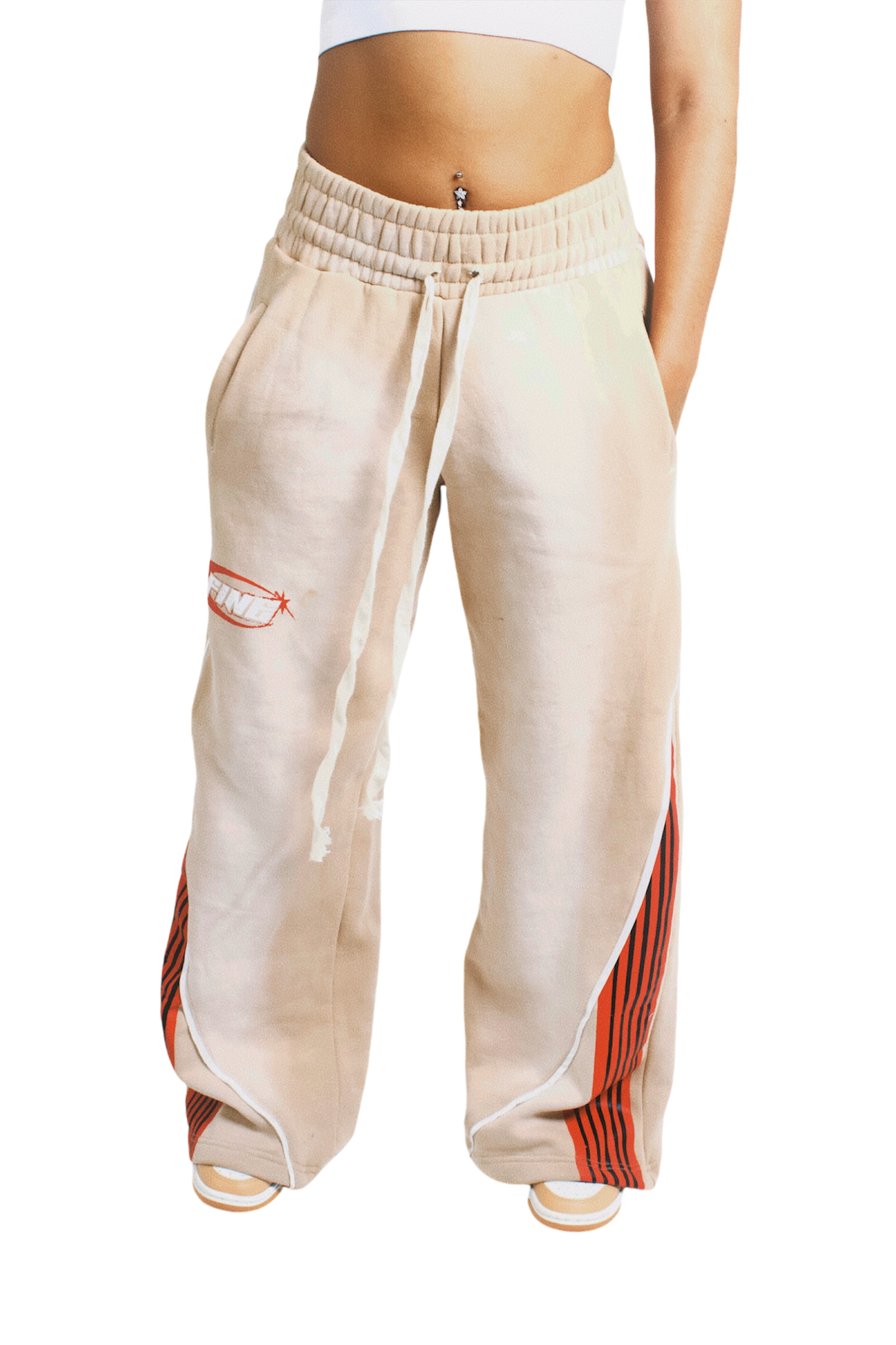 “CREAM CHERRY” SWEATPANTS