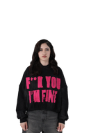 BLACK F.Y.I.F HOODIE