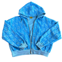 BLUE ICEE "FIOR" ZIP-UP HOODIE