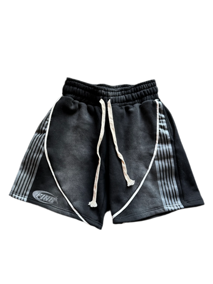"Black Licorice" Racer Shorts