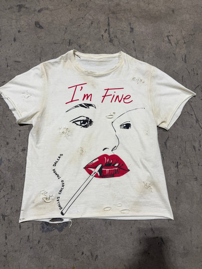 "Im Fine" Smoke Tee