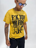 IM FINE MUSTARD TEE