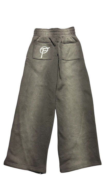 Grey Smoke Fine "Racer" Sweatpants