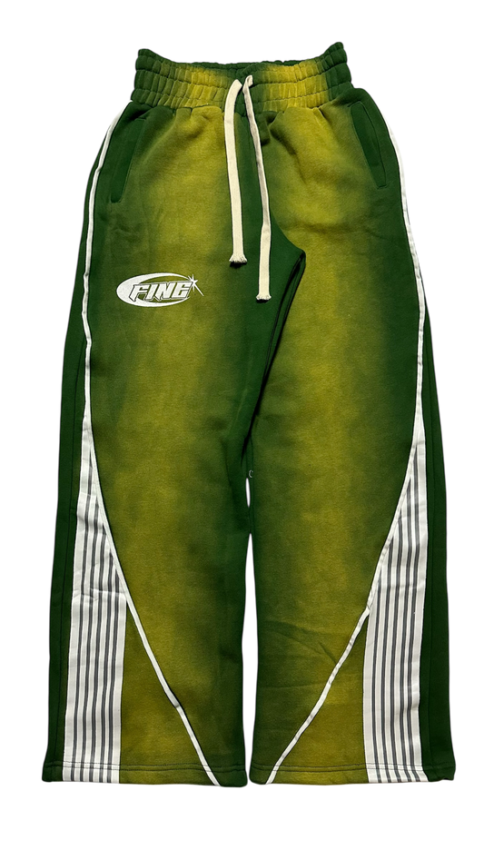 Burnt Olive Fine "Racer" Sweatpants