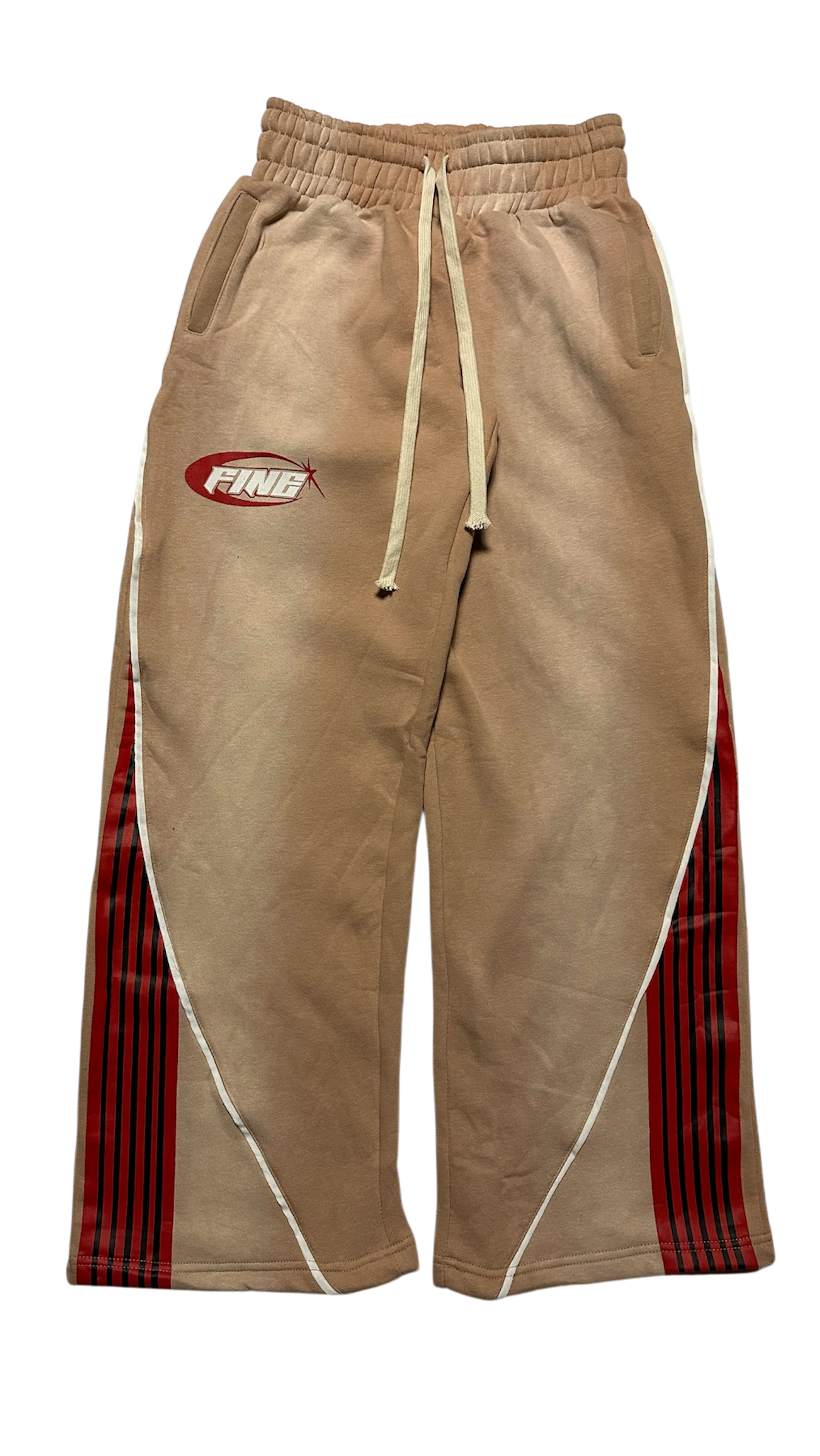 Cream Cherry Fine "Racer" Sweatpants
