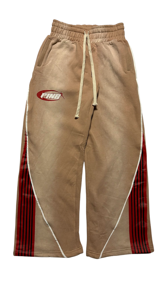 Cream Cherry Fine "Racer" Sweatpants