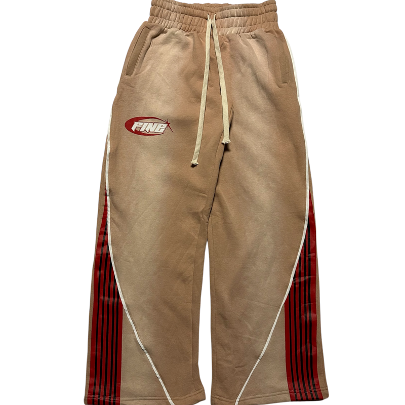 Cream Cherry Fine "Racer" Sweatpants