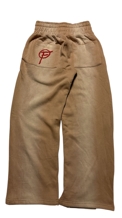 Cream Cherry Fine "Racer" Sweatpants