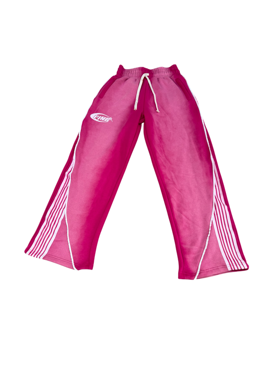 Pink Fine "Racer" Sweatpants
