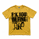 IM FINE MUSTARD TEE